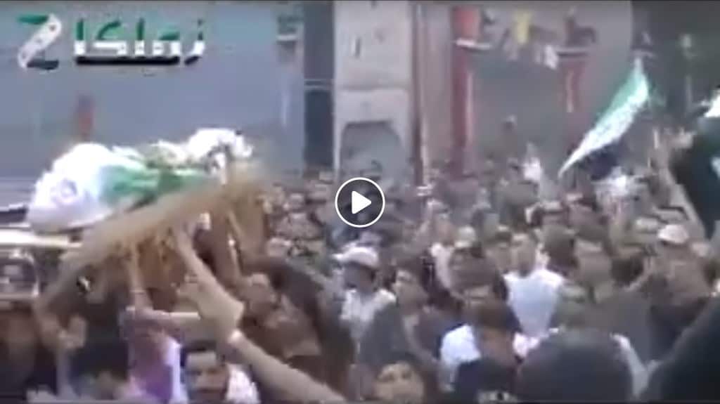 मुस्लिम हमलावर के मृत शरीर के साथ जुूलूस का सच